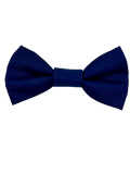 Navy Blue Dog Bow Tie - Handmade Pet Accessory