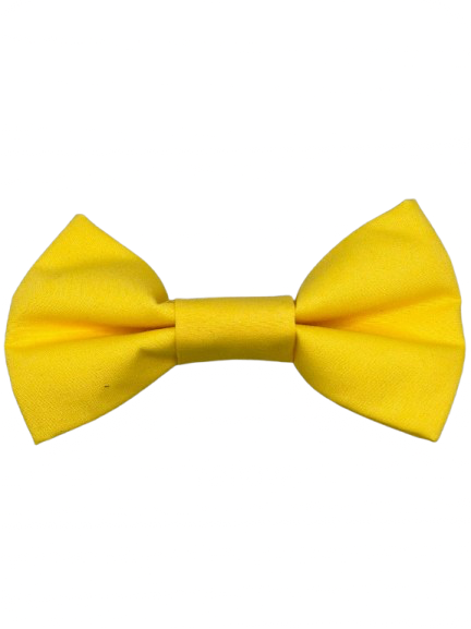 Yellow Dog Bow Tie - Handmade Pet Accessory