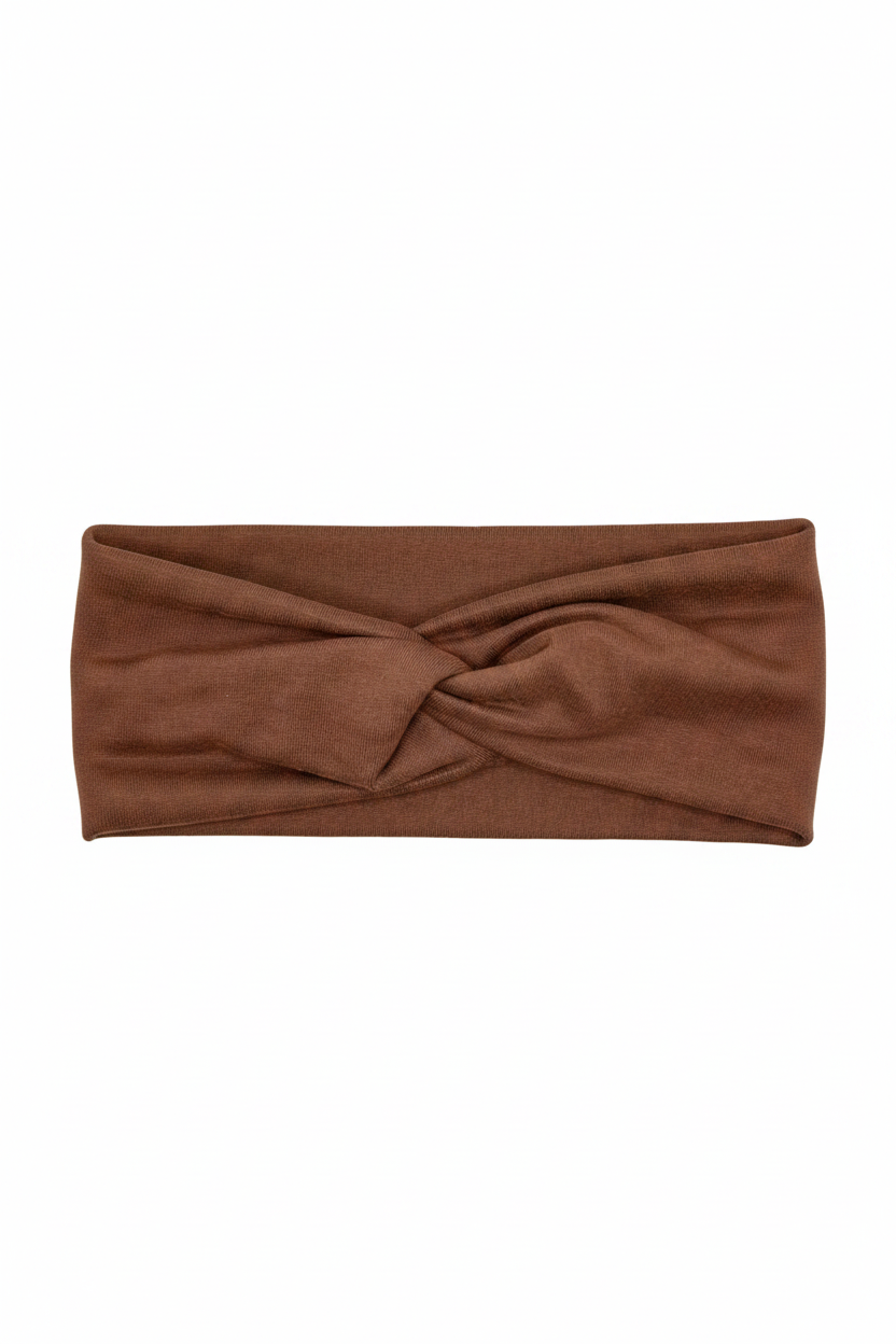 Brown Headband Clean White Background