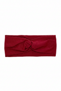 Dark Red Headband Clean White Background