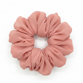 Dusty Rose Scrunchie on White Background