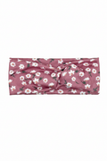 Fuchsia Flower Headband Clean White Background