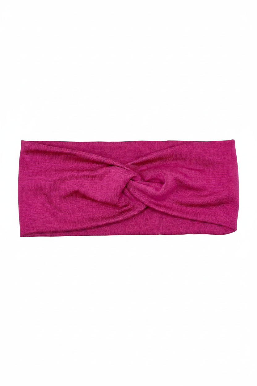 Fuchsia Headband Clean White Background