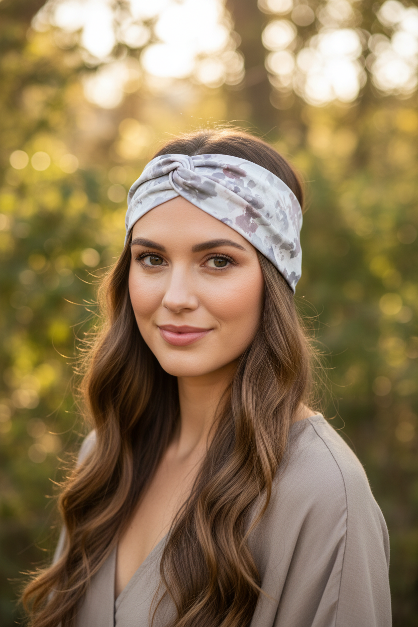 Gray Floral - Model Lifestyle Shot