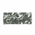 Green Floral - White Background