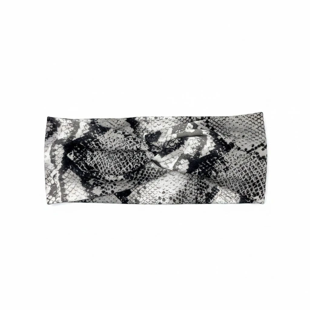 Grey Snake - White Background