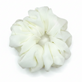Ivory Scrunchie on White Background