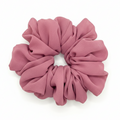Mauve Pink Scrunchie on White Background
