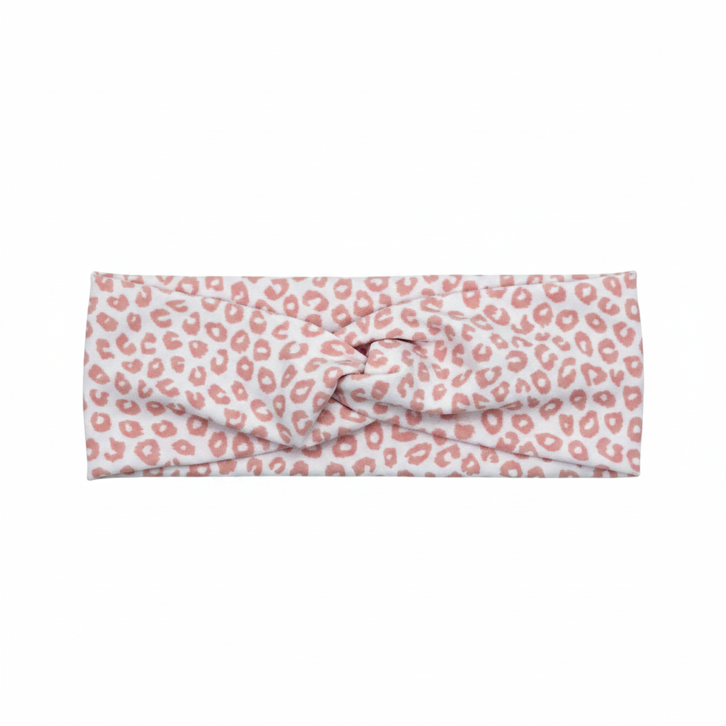 Pink Leopard - White Background