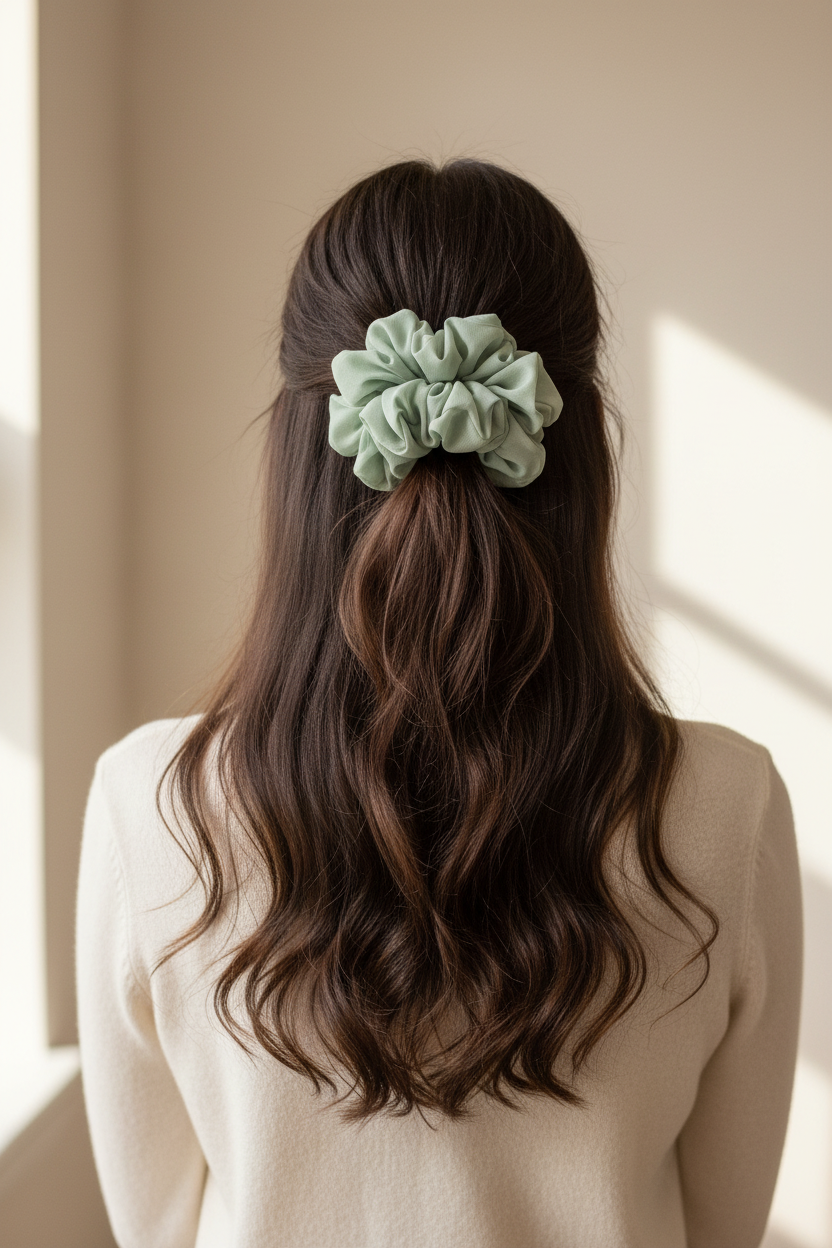 Sage Scrunchie
