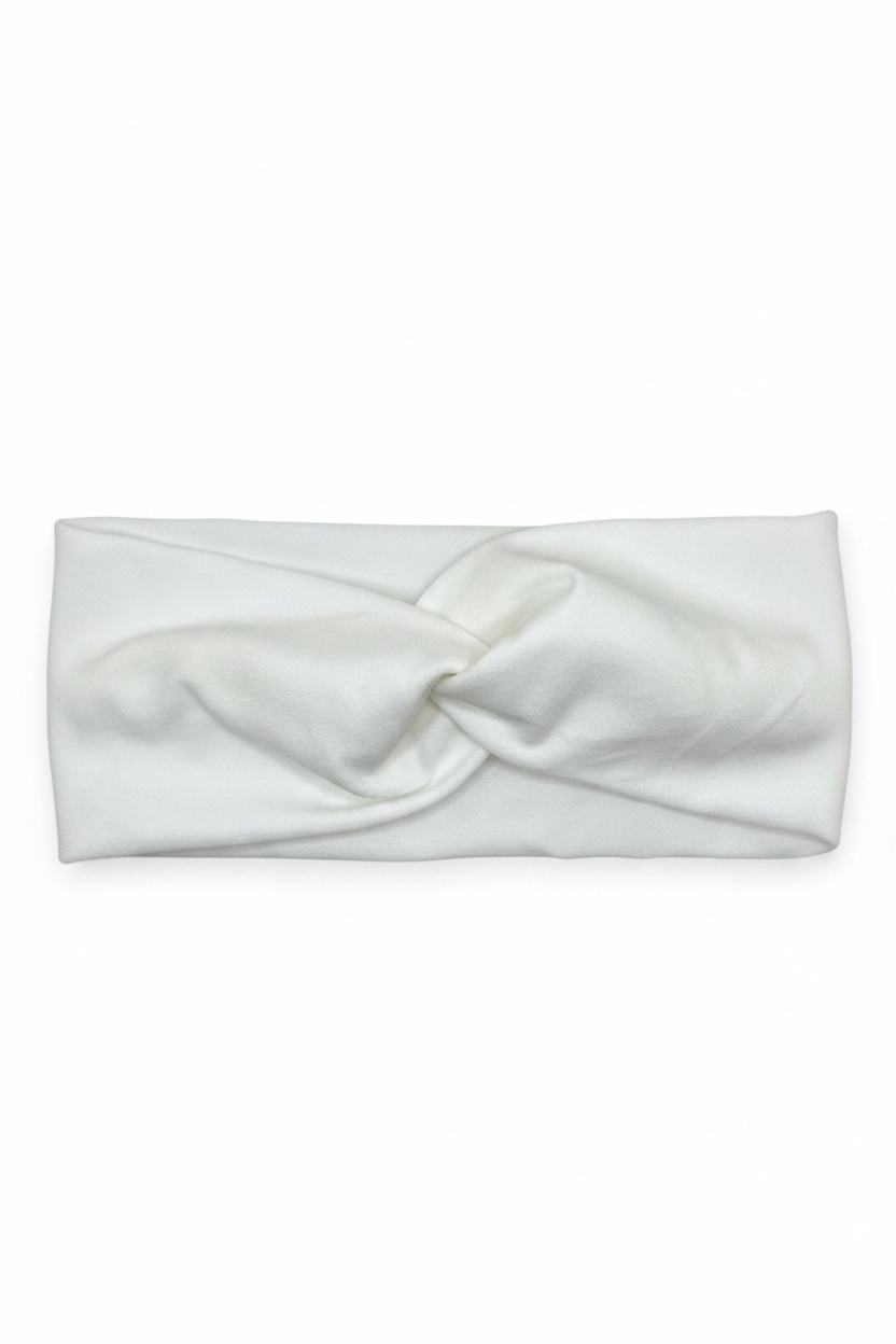 White Headband Clean Background